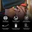 ISOtunes IT-75 ULTRACOMM Aware True Wireless Bluetooth Earbuds - Black/Safety Green Ambient Listening Technology Detachable Boom Mic