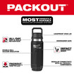 Milwaukee 48-82-8396B PACKOUT 24oz Insulated Bottle with Chug Lid