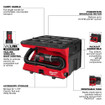 Milwaukee 0971-20 M18 FUEL 4 Gallon Wet/Dry Vacuum w/ PACKOUT Compatibility & VACLINK