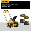 Dewalt DCSNP2142Y2-CA 21 in. 60V MAX Single-Stage Snow Blower Kit