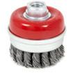 Jet 553607 3 X 5/8-11NC Knot Banded Cup Brush - High Performance