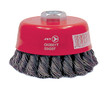 Jet 554207 3-1/2 X 5/8-11NC Knot Twisted Cup Brush - High Performance