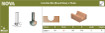 Dimar 106R8-11 7/8 In Core Box Bit 2 Flutes 1/2 In Shank 2 In Length