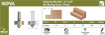 Dimar 114R8-32 1 1/4 In Rabbeting Bit With 1/2 InBall Bearing 2 Flutes 1/2 In Shank 2 3/8 In Length