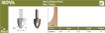 Dimar 165R8-29 1 1/8 In Vertical Paneling Bit 1/2 In Shank 2 7/8 In Length