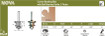 Dimar 241R4-32 1 1/4 In Corner Beading Bit With Ball Bearing 2 Flutes 1/4 In Shank 2 3/8 In Length