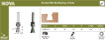 Dimar 104RC4-12 1/2 InDovetail Bit With Ball Bearing 2 Flutes 1/4 In Shank 2 1/4 In Length