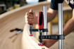 Bessey TG7.016+2K TG+2K Series Malleable Cast Bar Clamp, 16 Inch Capacity 7 Inch Throat Depth
