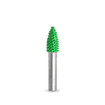 Saburrtooth 14F38-70 1/4 In Flame 3/8 In X 3/4 In Course Green