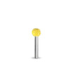 Saburrtooth 18S14-40 1/8 In Sphere 1/4 In X 1/4 In Fine Yellow