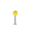Saburrtooth 18S38-40 1/8 In Sphere 3/8 In X 3/8 In Fine Yellow
