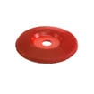 Saburrtooth SD470-5/8 4 In x 5/8 In Disc Wheel Flat Face Medium Red
