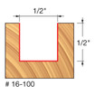 Freud 16-100 1/2 (Dia.) Mortising Bit