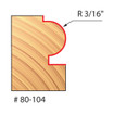 Freud 80-104 3/16 Radius Traditional Beading Bit