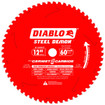 Diablo D1260CF 12 In. X 60 Tooth Steel Demon Cermet II Saw Blade For Metals And Stainless Steel