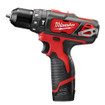 Milwaukee 2408-22 M12 3/8 In. Hammer Drill/Driver Kit