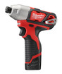 Milwaukee 2462-22 M12 1/4 In. Hex Impact Driver Kit