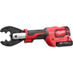 Milwaukee 2678-22BG M18 FORCE LOGIC 6T Utility Crimper Kit With D3 Grooves And Fixed BG Die
