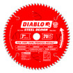 Diablo D0770FM 7 In. X 70 Tooth Steel Demon Metal Cutting Saw Blade