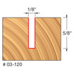 Freud 03-120 1/8 (Dia.) Single Flute Straight Bit