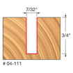 Freud 04-111 7/32 (Dia.) Double Flute Straight Bit