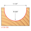 Freud 18-130 5/8 Radius Round Nose Bit