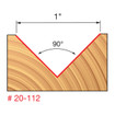 Freud 20-112 1 (Dia.) V Grooving Bit