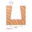 Freud 22-114 3/4 (Dia.) Dovetail Bit