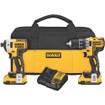 Dewalt DCK283D2 20V MAX XR Brushless Cordless Compact Drill / Driver And Impact Driver Combo Kit