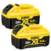 Dewalt DCB206-2 20V MAX PREMIUM XR 6.0Ah LITHIUM ION BATTERY PACK 2P