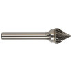 Drillco 7J116ADC SJ-1, Solid Carbide Bur Double Cut