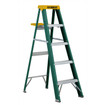 Featherlite Ladders 5' 5805 Fiberglass Step Ladder, Type II, 225 Lb Load Capacity