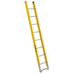 Featherlite Ladders 8' 6108 Fiberglass Straight Ladder, Type 1A, 300 Lb Load Capacity