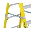Featherlite Ladders 4' 6404 Fiberglass Step Ladder, Type 1A, 300 Lb Load Capacity
