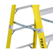 Featherlite Ladders 10' 6410 Fiberglass Step Ladder, Type 1A, 300 Lb Load Capacity