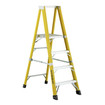 Featherlite Ladders 8' 6508 Fiberglass Platform Step Ladder, Type 1A, 300 Lb Load Capacity