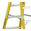 Featherlite Ladders 10' 6610 Fiberglass Twin Step Ladder, Type 1A, 300 Lb Load Capacity