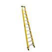 Featherlite Ladders 12' FXS6912 Fiberglass Cross Step Ladder, Type 1A, 300 Lb Load Capacity