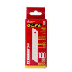 Olfa LB/CP100 18mm Silver Snap-off Blades, 100-pack (LB/CP100)