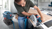 Bosch GKT13-225L 6-1/2 In. Track Saw With Plunge Action And L-Boxx Carrying Case