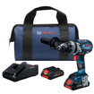 Bosch GSR18V-755CB25 18V EC Brushless Connected-Ready Brute Tough 1/2 In. Drill/Driver Kit With (2) CORE18V 4.0 Ah Compact Batteries