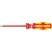Wera 05006110001 160 I VDE Insulated Screwdriver For Slotted Screws, 0.6 X 3.5 X 100 Mm