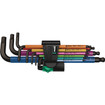 Wera 05022089001 950/9 Hex-Plus Multicolour 1 L-key Set, Metric, BlackLaser, 9 Pieces