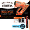 Paslode 905800IX IMLi325 Impulse Lithium Ion Framing Nailer Framepak