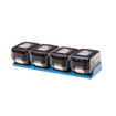 48 Tools BH-MAK-BLU-04 Light Blue Battery Holder For Makita 18V Batteries