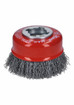 Bosch WBX318 3 In. Wheel Dia. X-LOCK Arbor Carbon Steel Crimped Wire Cup Brush