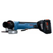 Bosch GWX18V-50PCN 18V X-LOCK EC Brushless Connected-Ready 4-1/2 In. - 5 In. Angle Grinder With No Lock-On Paddle Switch (Bare Tool)