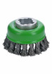 Bosch WBX329 3 In. Wheel Dia. X-LOCK Arbor Stainless Steel Knotted Wire Single Row Cup Brush