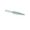 Kutzall T-18-E 1/8 In. X 7/8 In. Taper Burr, 1/8 In. Shaft, SSG 170 (Coarse)