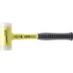 Halder 3377.140 SUPERCRAFT Mallets, With Break-proof Steel Tube Handle, Yellow Fluorescent Coated And Ergonomic, Anti-slip Grip
